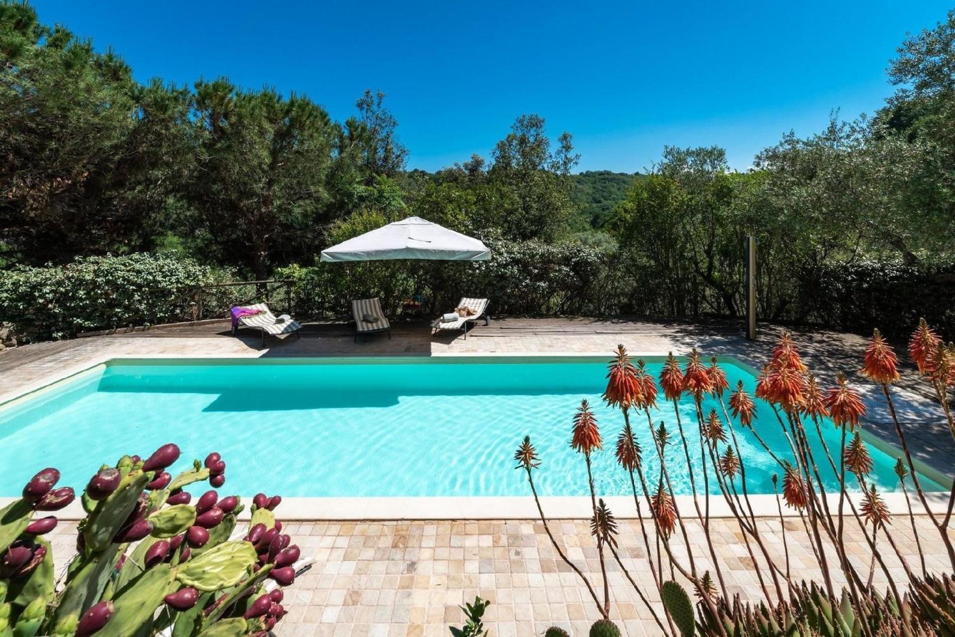 Meernahes Ferienhaus Casa Cantagallo Mit Pool Villa Fermo Eksteriør billede